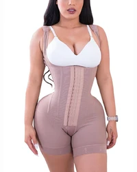 Fajas Colombianas High Compression Body Shaper with Bones Slimming Shapewear Tummy Control Underwear Waist Trainer Shaper