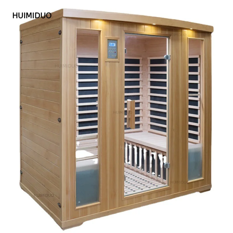 Supply Four People Far Infrared Spectrum Sauna Room Beauty Salon Light Wave Room, Steam Room Steam Sauna Box
