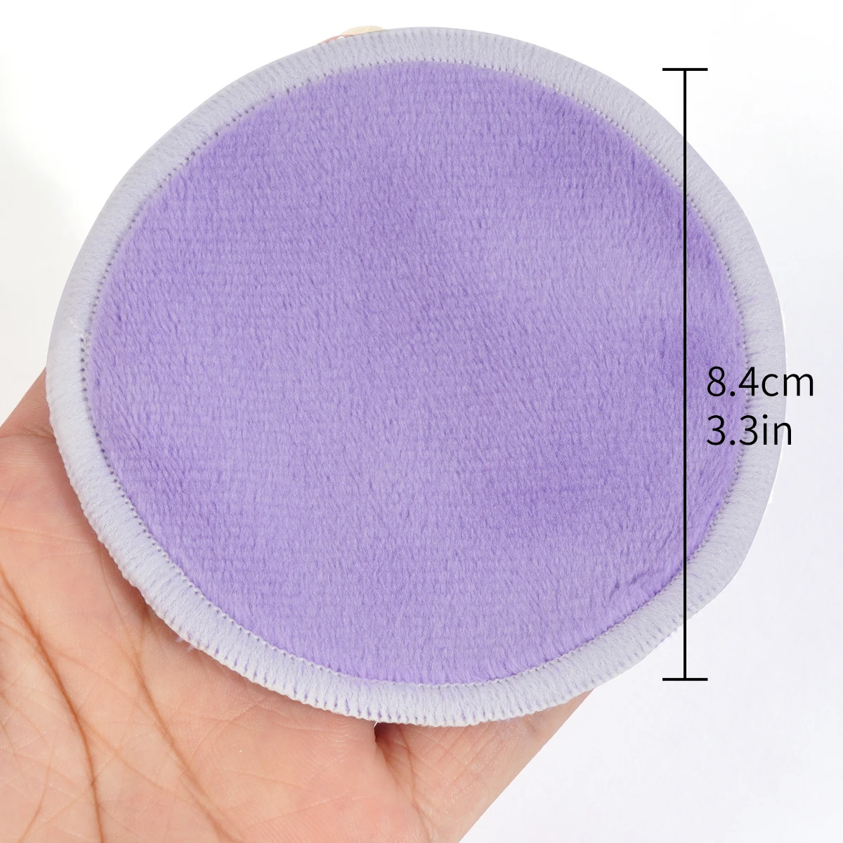 MAANGE 12pcs/Pack Makeup Remover Pads Reusable Bamboo Cotton Pads Washable Rounds Cleansing Facial Cotton Make Up Removal Pads