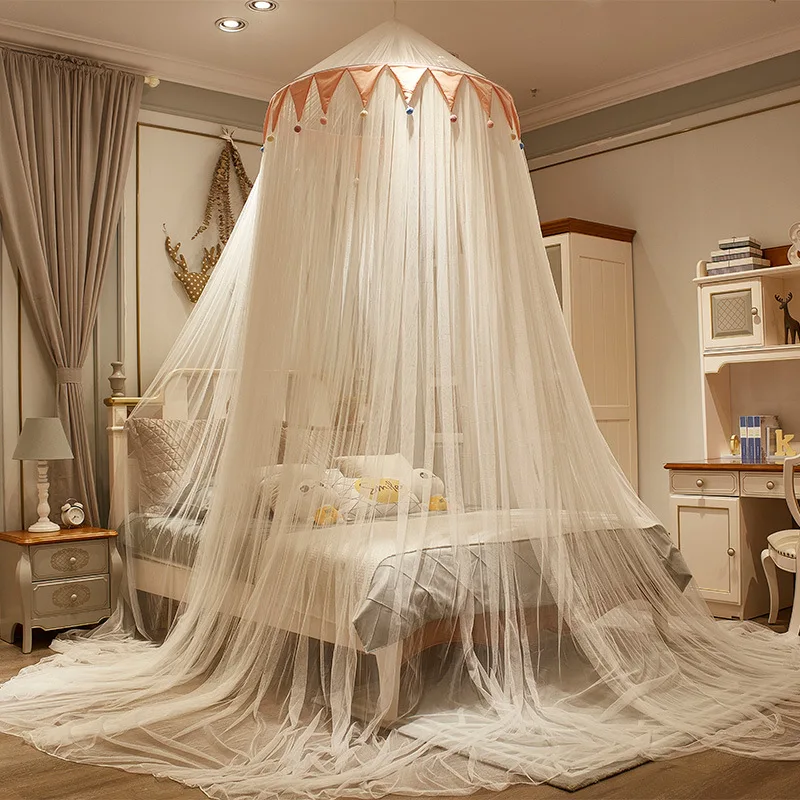 Kid Baby Bed Canopy Mosquito Net Curtain Bedding Romantic Baby Girl Round Dome Tent Easy Installation Room Decor