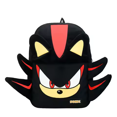Sonic Backpack Cartoon children's schoolbag, large capacity, adjustable shoulder straps