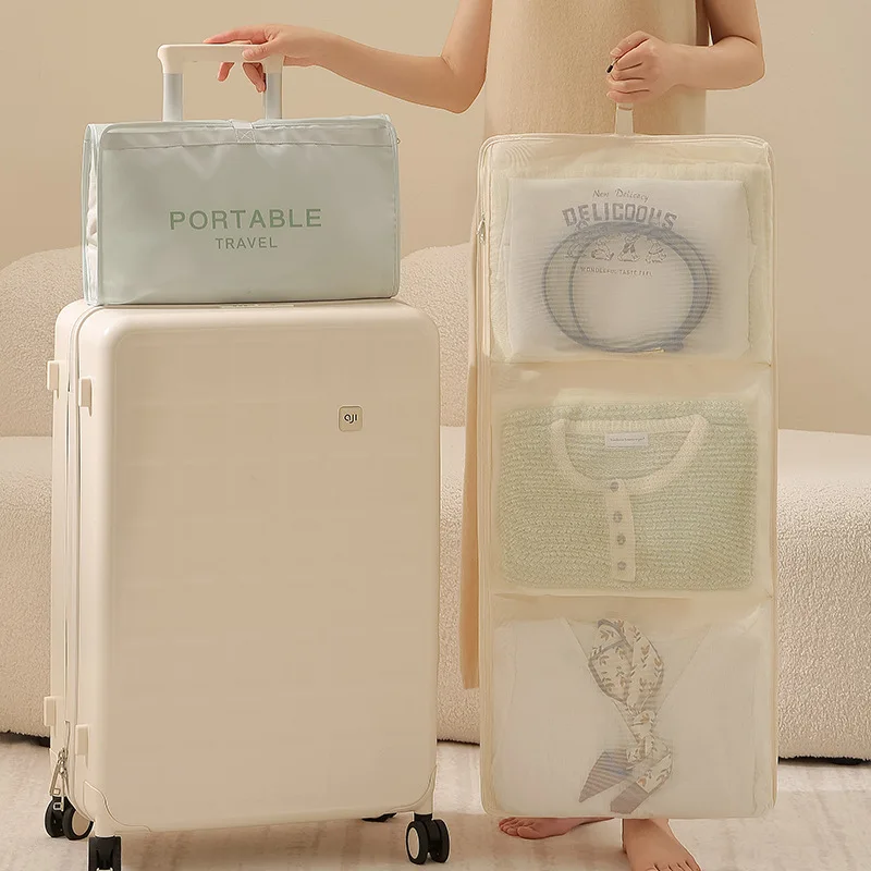 Travel Storage Twill Hook Sub-packing Bag Clothes Pants Trolley Case Storage Bag Travel Portable Finishing Bag