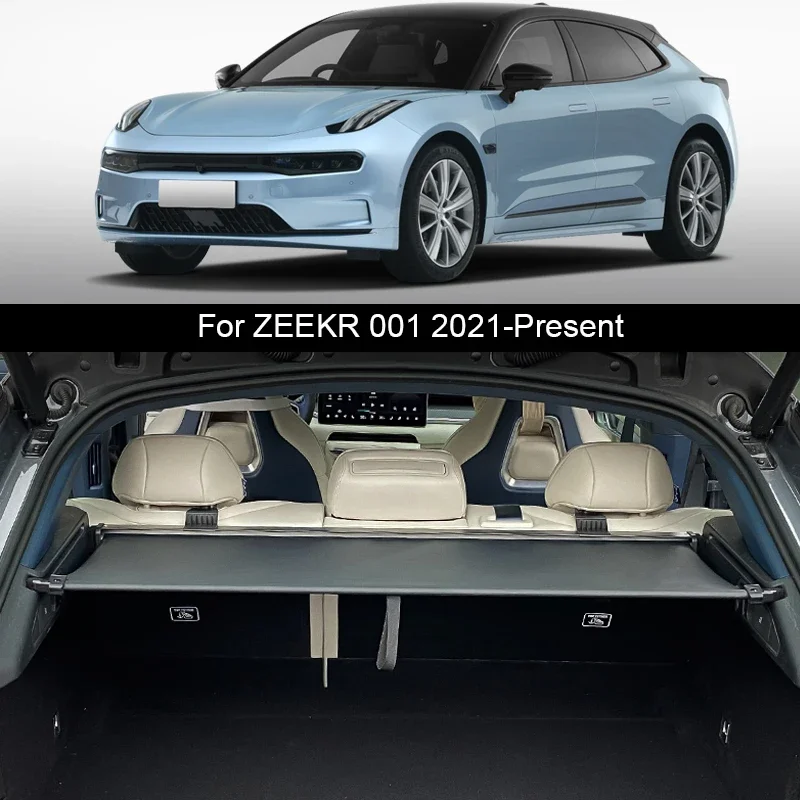 

Задняя занавеска багажника автомобиля, заднее багажник, перегородка, укрытие, аксессуары для украшения интерьера автомобиля для ZEEKR 001 2021-2025