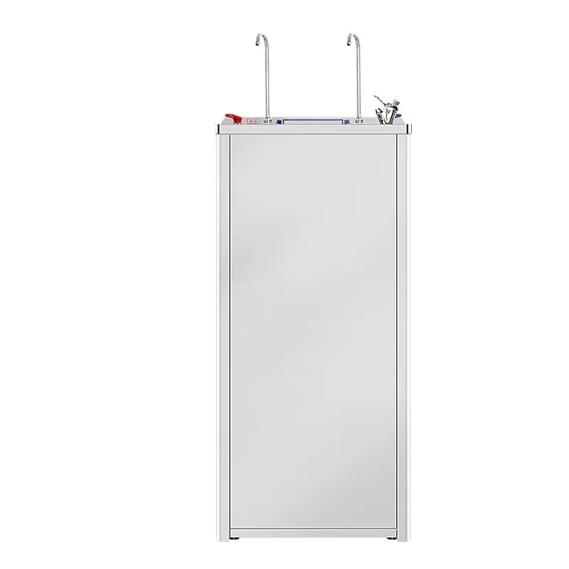 Electric water dispenser stainless steel vertical bottom characteristic ice and hot water filtration