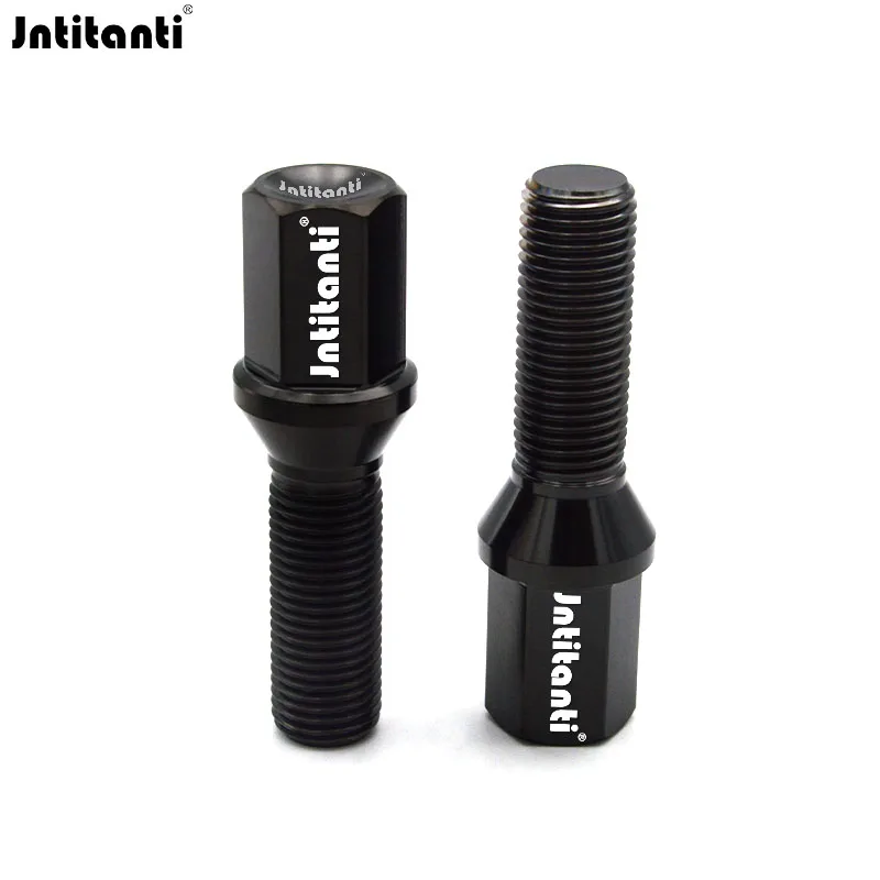 

Jntitanti Gr5 titanium wheel bolt tyre screw M14x1.5x28-50mm Long head Extended hexagon head bolt for old BMW VW