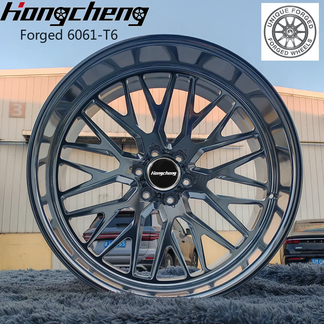 26 Style Hongcheng 10J 24x12 24x14 26x14 26x16 Concave Forged Aluminum Alloy Wheels 4X4 Off Road Custom Rims