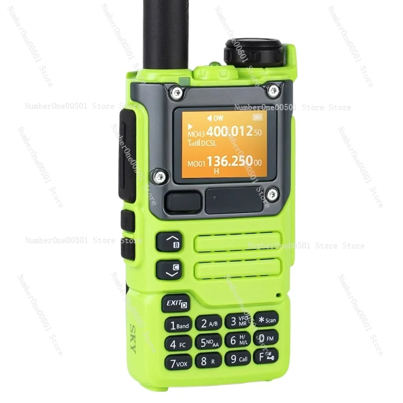 Applicable to  V-K6 handheld walkie-talkie UVK6 handset, Chinese menu one-click frequency matching, youth green K5 upgrade