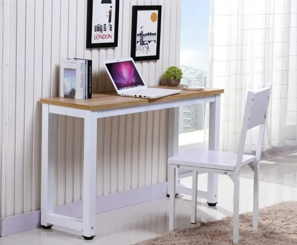 Modern Simple Computer Desk Staff Training Single and Double  Office Student Conference and Chair