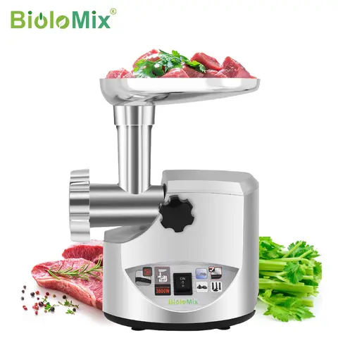 Heavy Duty Meat Grinder 3000W Biolomix