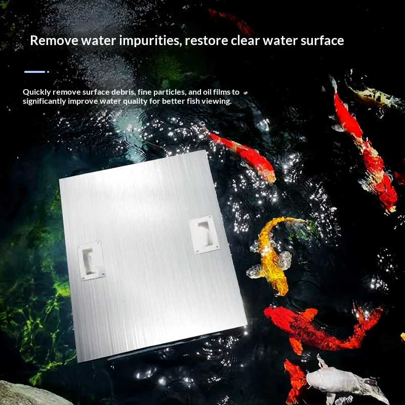 Automatic Aquarium Fish tank Water Filter System Exterior Pond Skimmer Aquaculture Garden Koi Carp Pond Filter