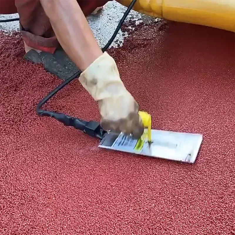 Кельма из пластиковых частиц EPDM, пластиковая конструкция взлетно-посадочной полосы, небольшая шпатель с подогревом, компактная, легкая и простая в эксплуатации.