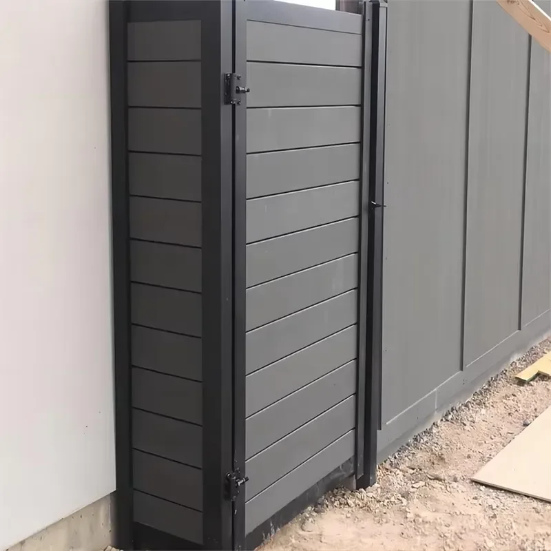 Precast Metal/aluminum Field Fence Chainlink Garden Metal Panels Aluminum Fence Privacy Slat Home Fences