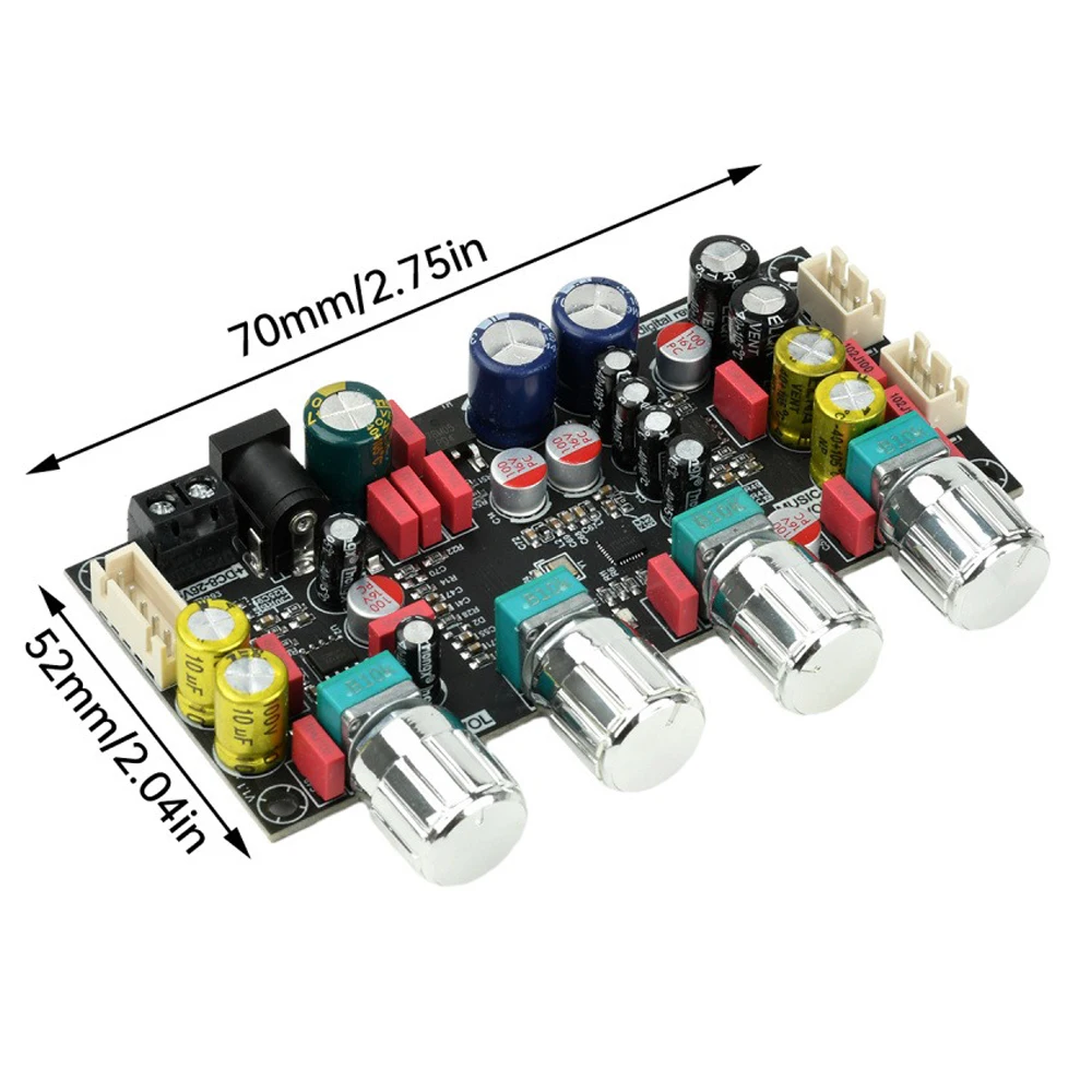 

Professional DC8-26V AMP Upgrade Karaoke Reverb Board with DSP Mixing Anti-Whistle Module - Microphone Preamplifier