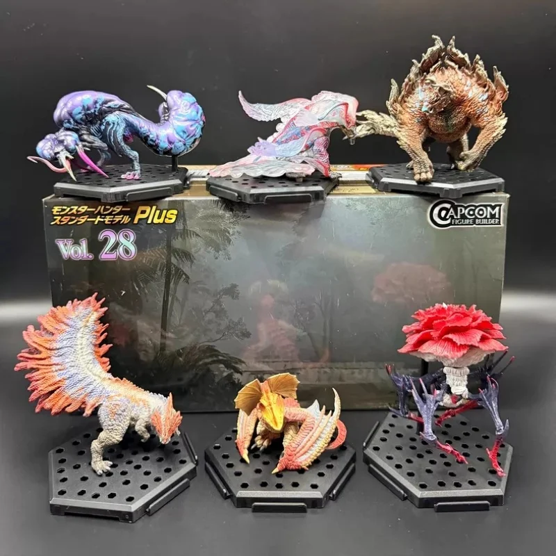 Capcom Figure Builder Monster Hunter Standard Model Plus Vol.28: Uth Duna Ajarakan Rompopolo PVC Mini Box Set Presente Em Estoque
