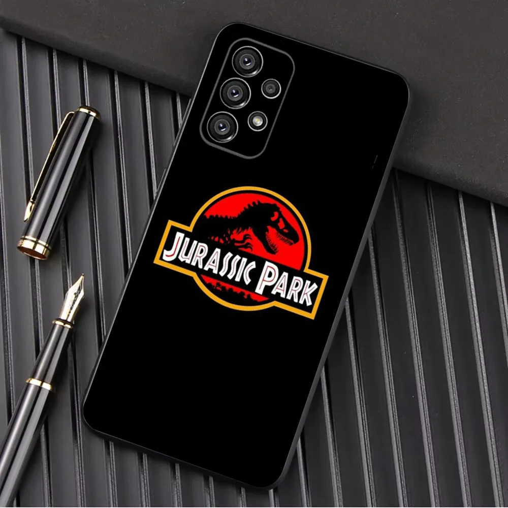 J-Jurassic Park  Phone Case For Samsung Galaxy A13,A21s,A22,A31,A32,A52,A53,A71,A80,A91 Soft Black Shell