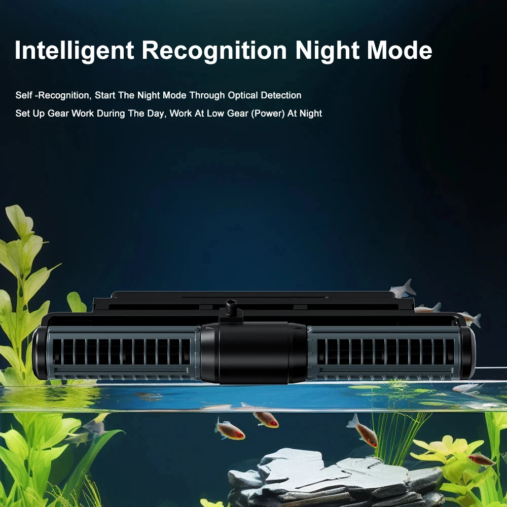 Jebao Jecod 2024 New DCW Series Bluetooth Cross-flow Pump Aquarium Fish Tank Circulating Flow Pump App Control DC Water Pump