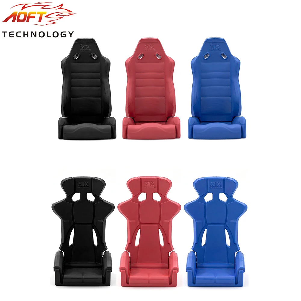 

Black/Red/Blue Simulated Driver's Seat, Suitable for 1:10 RC Tracked Axial SCX10 90046 WRAITH RR10 TRX4 TRX6 D90 D110