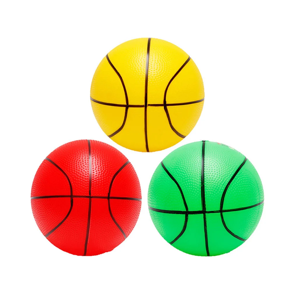 3 pçs piscina basquete 9 Polegada engrossado pvc bola brinquedos leves crianças esportes jogar brinquedo de basquete