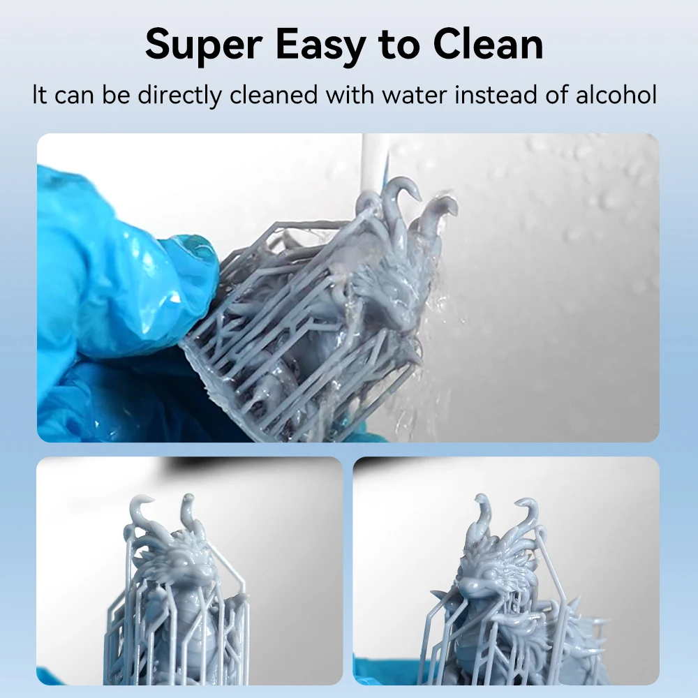 KEEPANG 5/10 كجم 40nm UV القياسية الراتنج للطابعات ثلاثية الأبعاد الراتنج عالية الدقة المياه قابل للغسل LCD الطباعة مادة الراتنج للصور #5