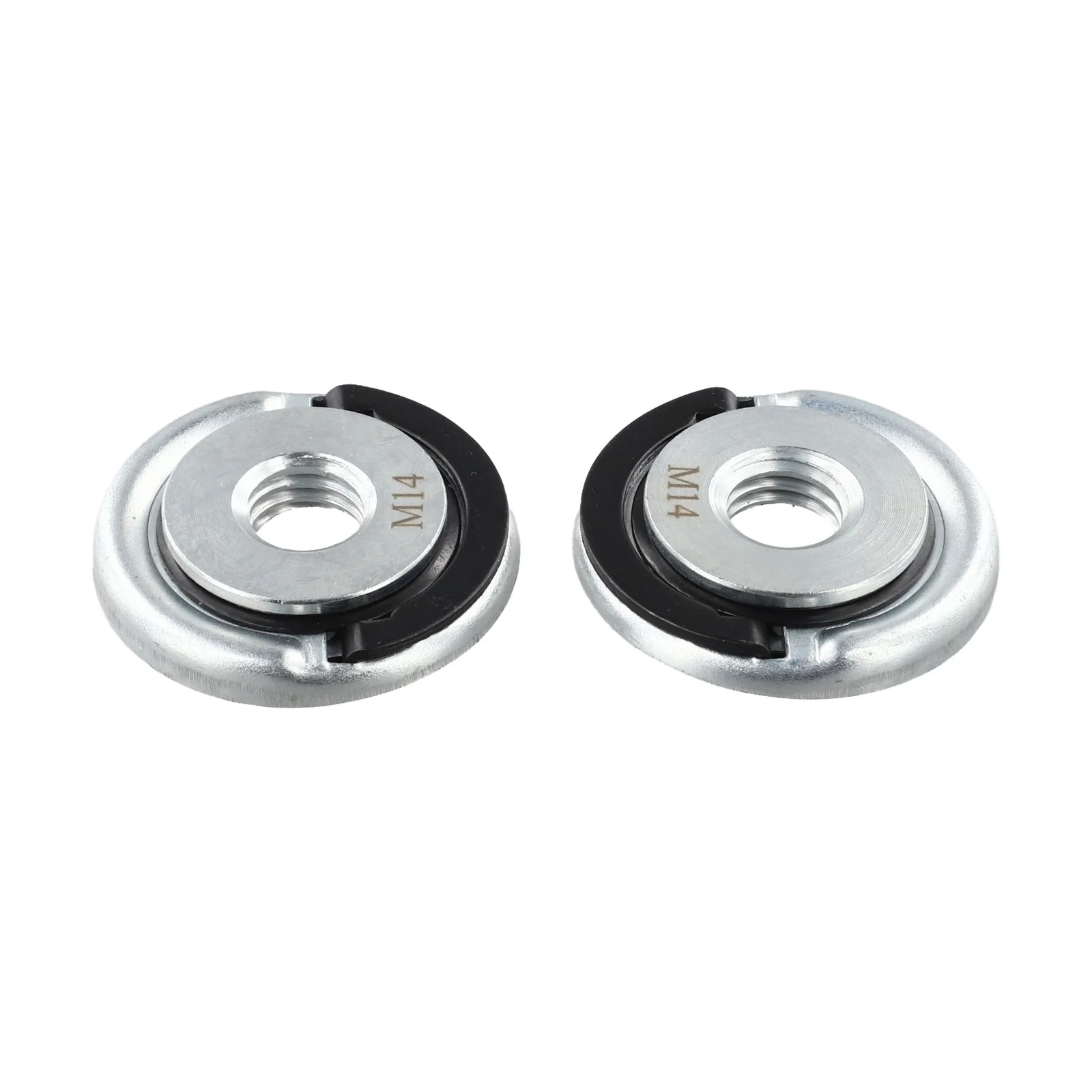 2 PCS for Quick Release Nut Clamp Nuts for Angle Grinder Accessories Featuring Self Locking Mechanism for Abrasive Wheel Changes