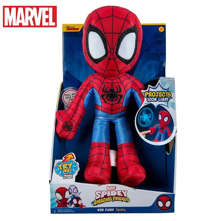 30cm Marvel Spiderman Plush Toy Soft Stuffed Cartoon Stuffeds Dolls Large Plushs Boy Cloth Dolls Pillow Kids Christmas Gift