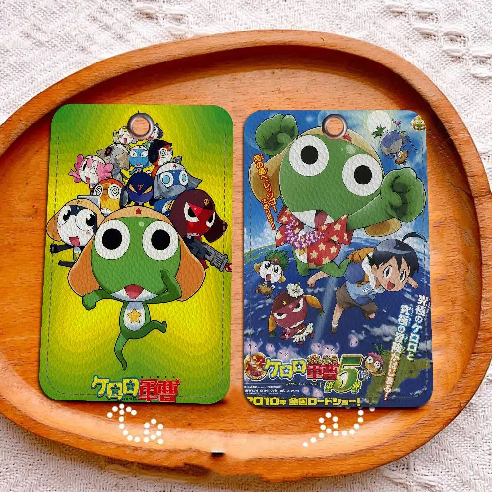Popular S-Sgt F-Frog Anime 1pc INS Creative Cartoon Student Campus Card Holder For Meal Card, Bus Card, Work Card, Etc