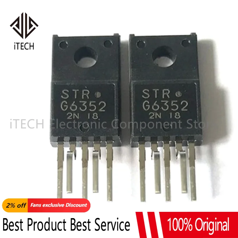 5pcs G6352 TO-220F STRG6352 STR-G6352 TO220F New