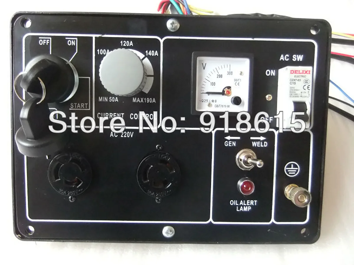 

KAMA WELDING AND GENERATOR DUAL USE CONTROL PANEL ASSEMBLY KDE5500EW