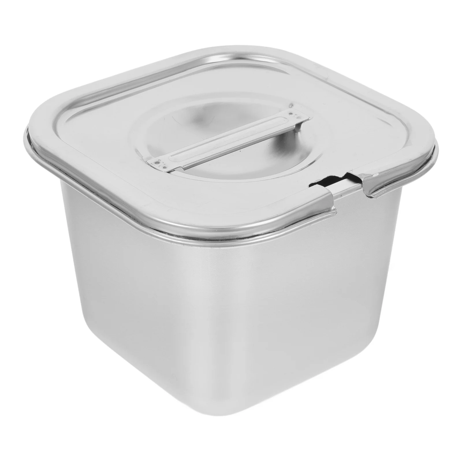 

Ice Cream Stainless Steel Reusable Crisper Box For Freezer Dessert Preservation Box Storage Fruit Dessert Preservation