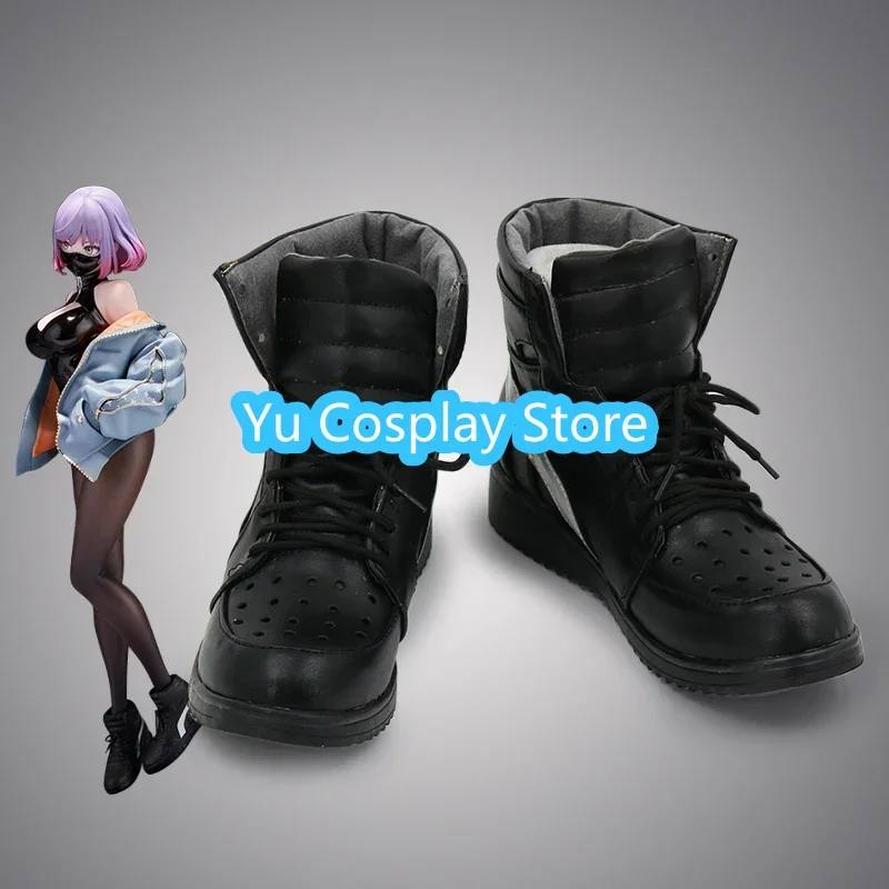 Luna Cosplay Shoes PU Leather Shoes Halloween Carnival Boots Cosplay Prop Custom Made