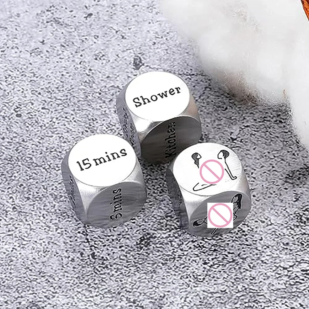 3 Pcs Couple Game Decision Dice Funny Date Night Gifts for Girlfriend Boyfriend Anniversary Romantic Gift for Him Husband Wife