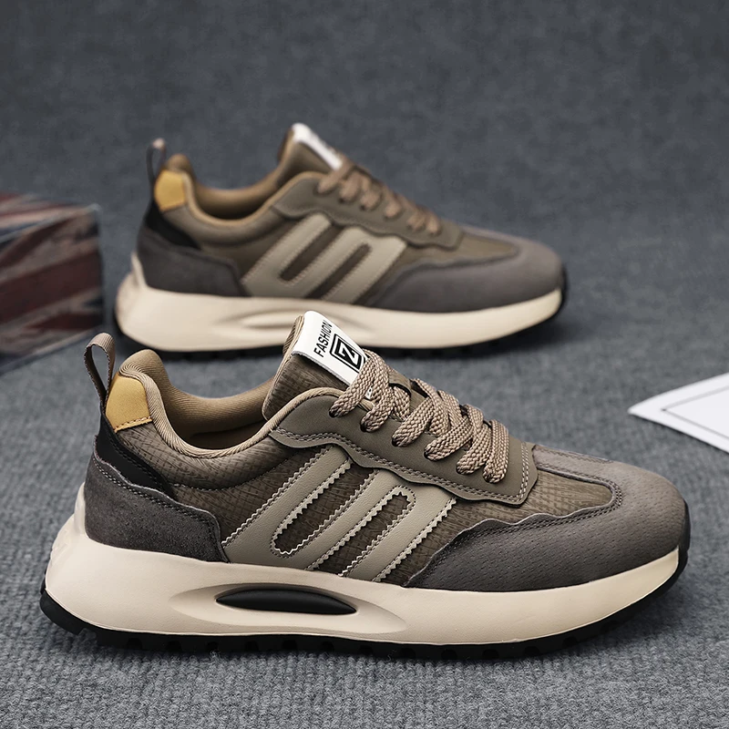 

Men's Shoes with A High-end Feel 2026 New Trendy Brand Spring and Autumn Season Teenage Student Sports Running Shoes Stylish