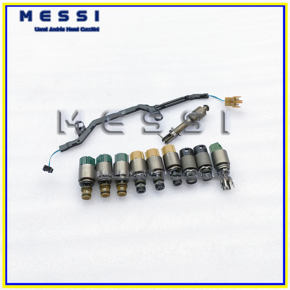 New 9PCS 6HP19 6HP26 6HP32 1068298043 OEM Transmission Solenoid Kit With Harness for BMW Jaguar Car Accessories  ZF6HP19