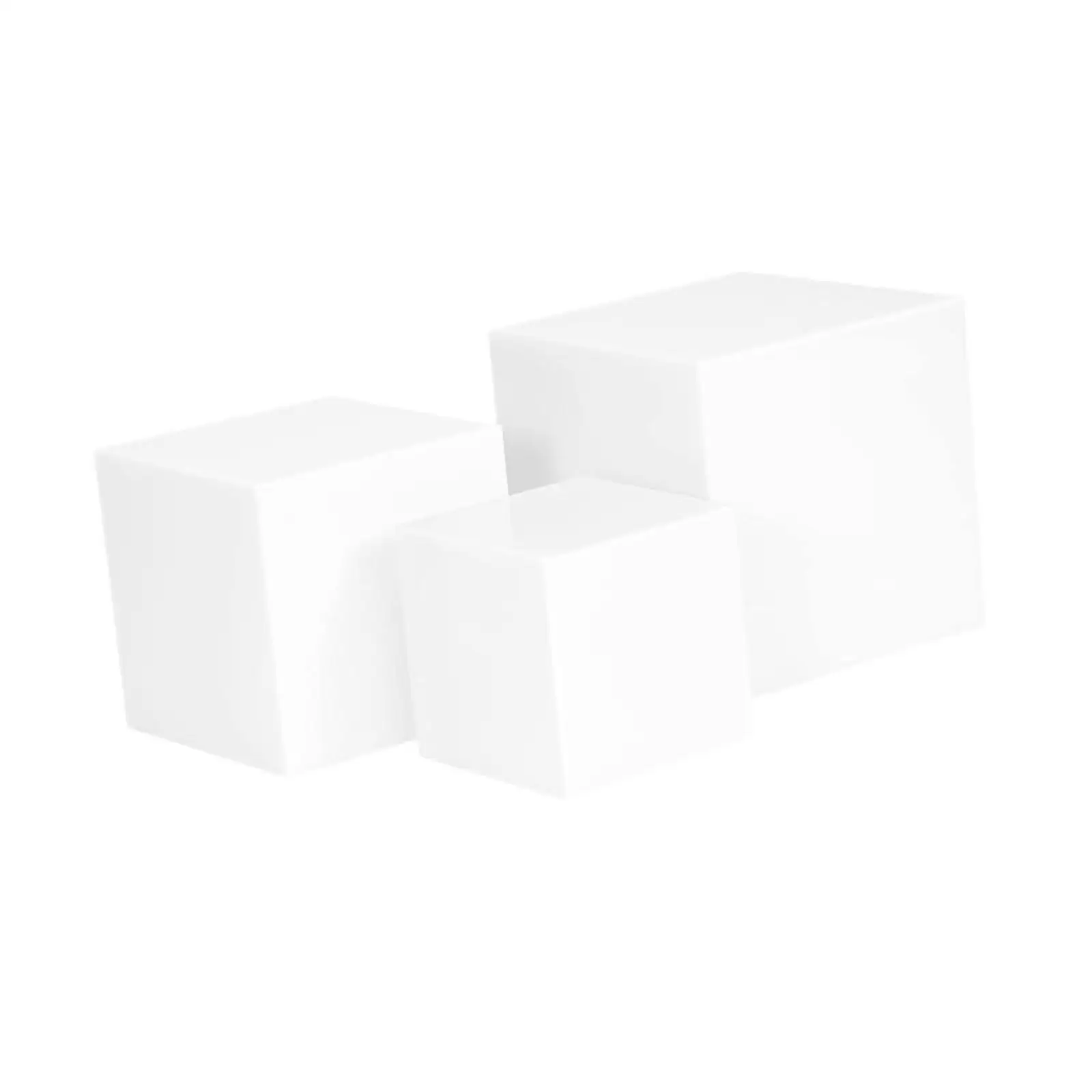 3x Acrylic Cubes for Display Buffet Riser for Candy Table Decor Birthday