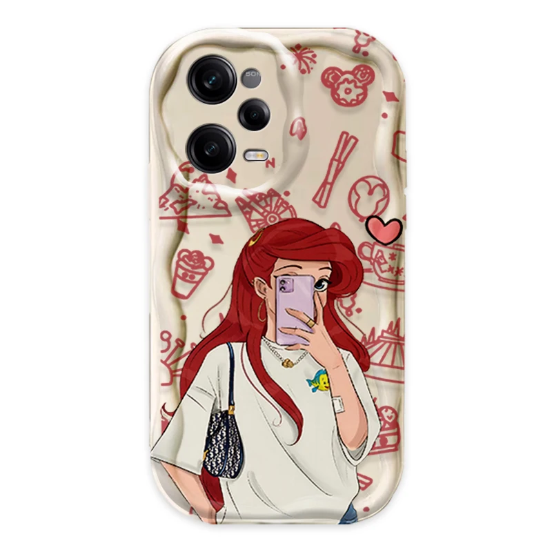 Чехол для телефона Disney Princess Girl для Xiaomi Redmi Note 14 13 12 11 10 9 Pro Plus 14S 12S 11S 10S 9S Redmi 14C 14R 13C 12 4G 5G