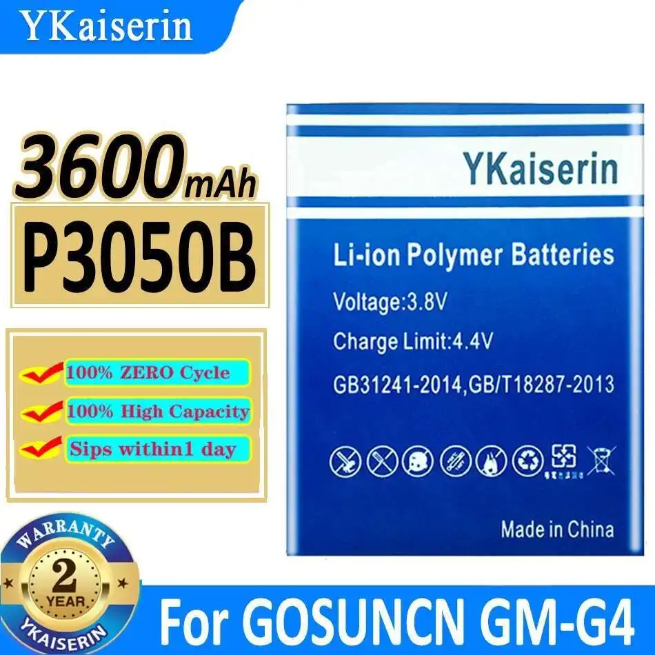 

For Gosuncn GM-G4 GMG4 Long Lasting Mobile Phone Battery High Performance 3600mAh P3050B
