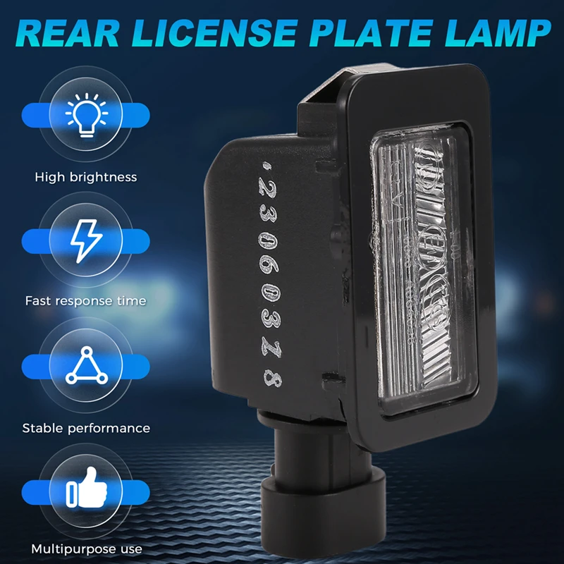 4108100XG08XA Car Rear License Plate Light Assembly For Great Wall Voleex C30 C50 ORA R1 IQ Haval H5 H6 H9 M2 Wingle 6