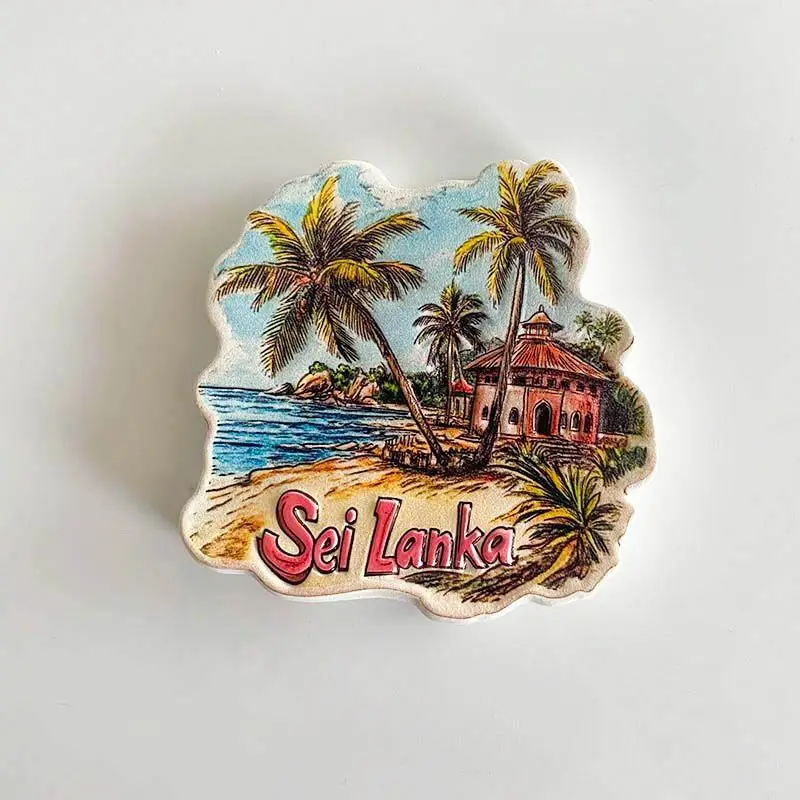 

Sri Lanka tourist souvenir fridge magnetinsScenery3dThree-dimensional Unique Souvenir Hot-selling Decoration Item