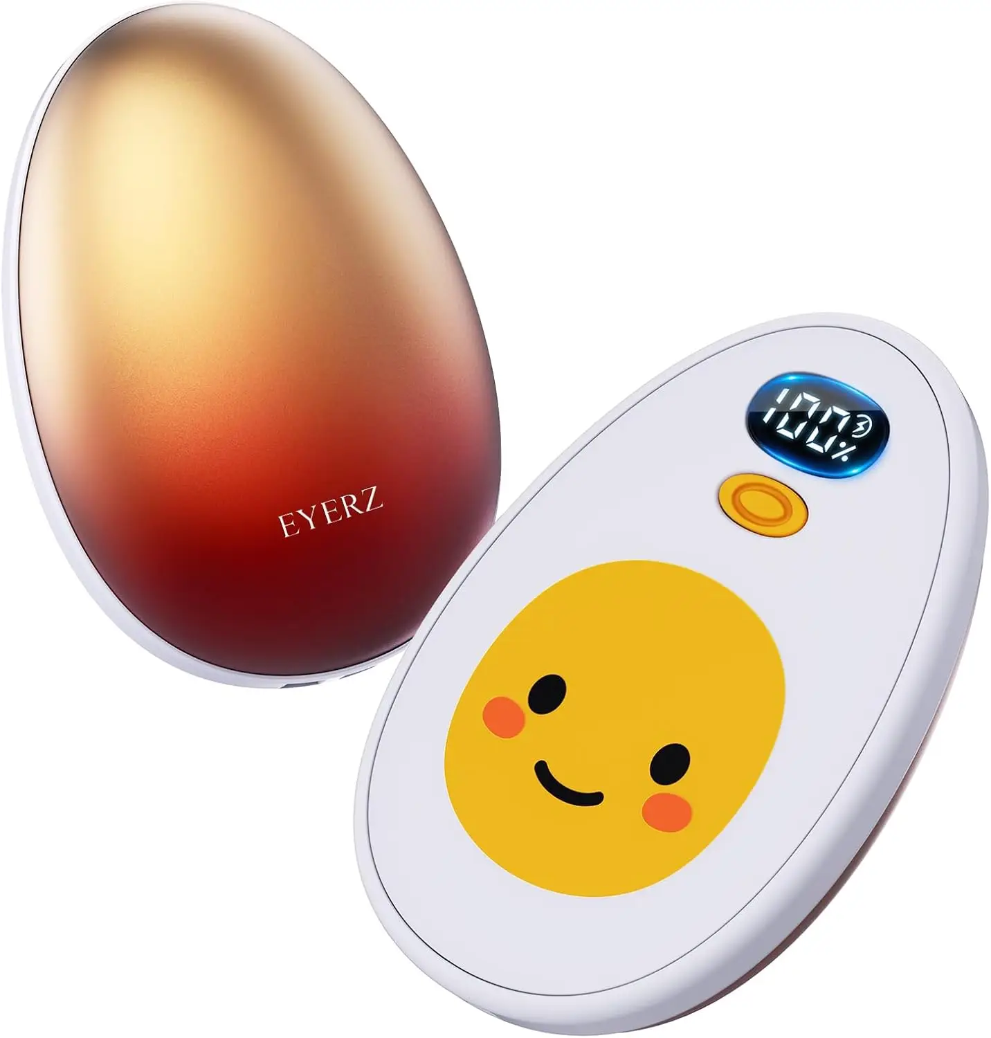 

Перезаряжаемые грелки для рук (2 шт.) с LED-дисплеем, 4 уровнями нагрева, магнитным креплением, для всех сезонов