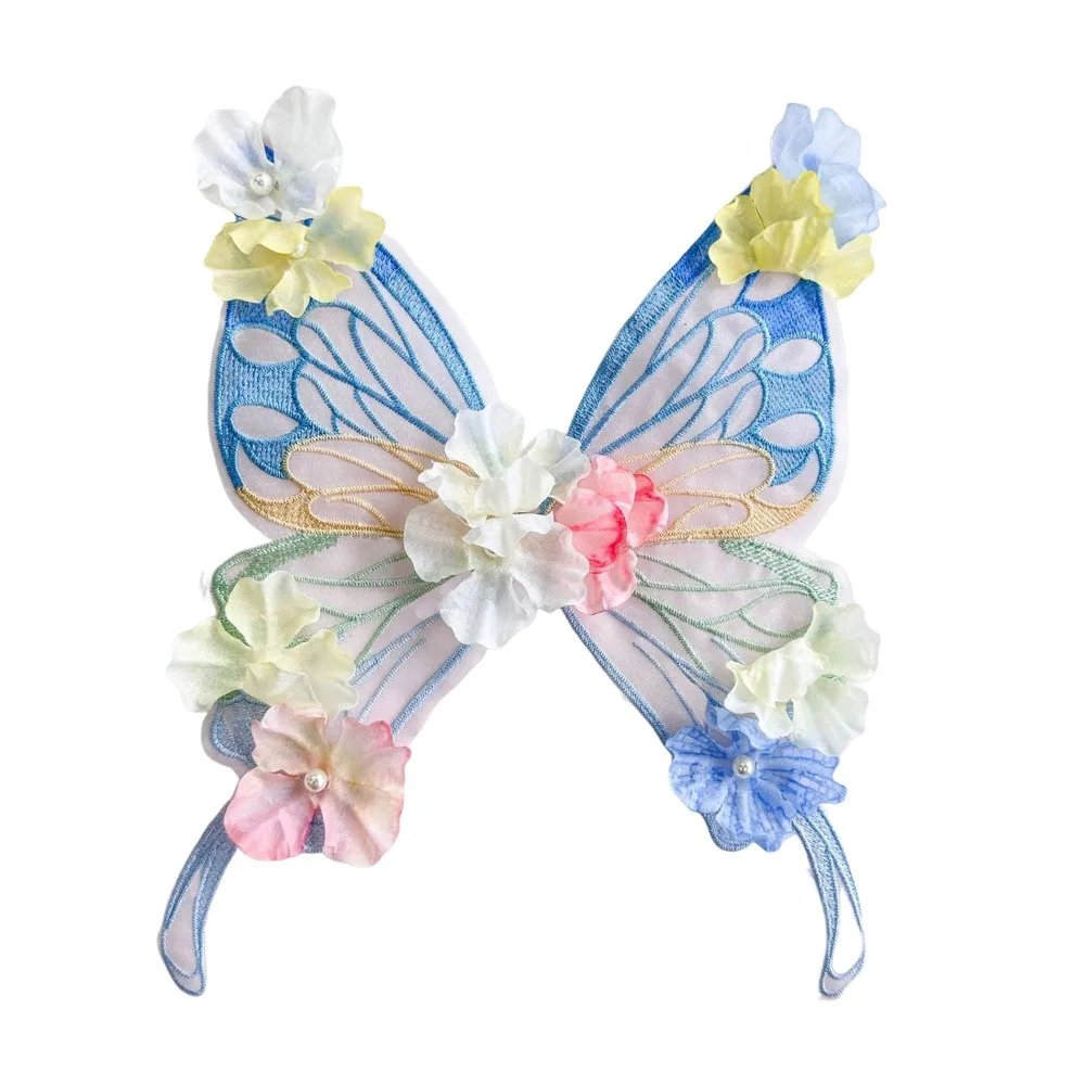 New Polyester Fibre Flower Mesh Embroidery Design Multi-layer Cloth Sticker Flower Shape DIY Chest Flower Women