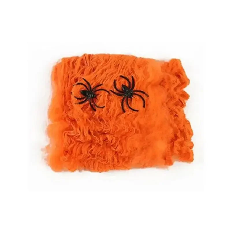 Halloween schwarze gruselige riesige Spinne, riesiges Spinnennetz, Halloween-Dekoration für Zuhause, Bar, Spukhaus-Requisiten, Urlaubs-Außendekoration