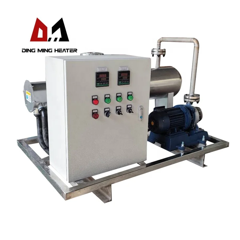 In-line Hot Water Heater For Continuous Hot Water Supply In Residential And Commercial Building