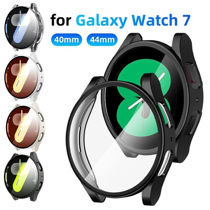 

Watch Case For Samsung Galaxy Watch 7 40mm 44mm Soft TPU Screen Protector All Around Bumper Protective Cover Accessory Shield