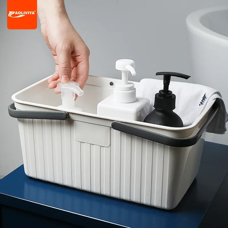 

Портативная пластиковая квадратная корзина для ванной Aoliviya