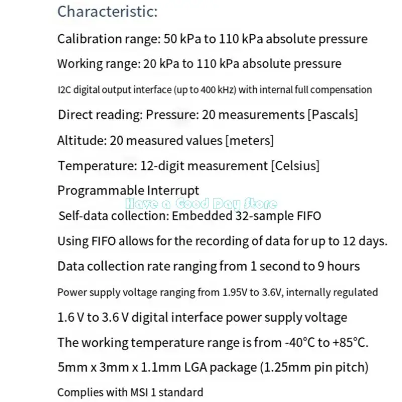 462D Low Power Consumption Compact Sensors for Temperature Pressure and Detection Featuring High Sensitivity Adjustable