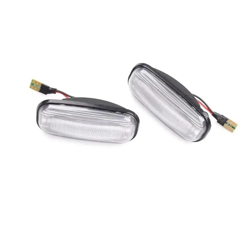 

New for Rover Discovery 2 1999-2004 Leaf Board Light Yellow Dynamic LED Side Marker Lights Turn Signal Lamp
