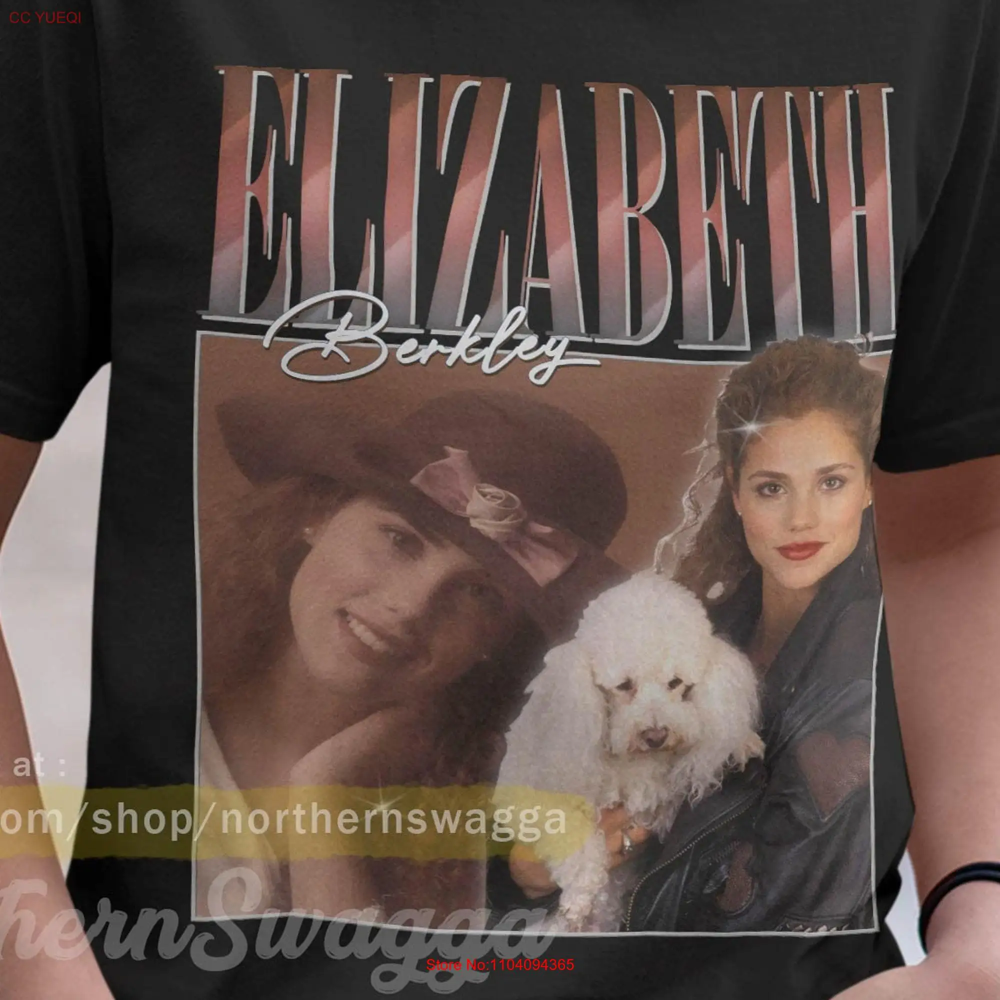 Elizabeth berkley shirt design retro style cool fan art t 90s poster 240 tee long or short sleeves