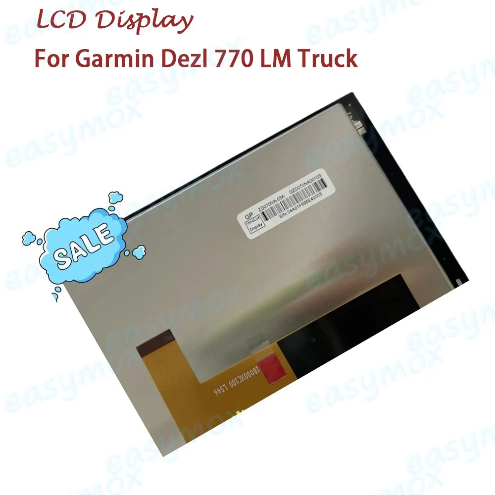 

ZD070NA-03K | HD 7" LCD Touch Screen Display Digitizer for Garmin Dezl 770 LM Truck GPS Navigator Repairment Replacement