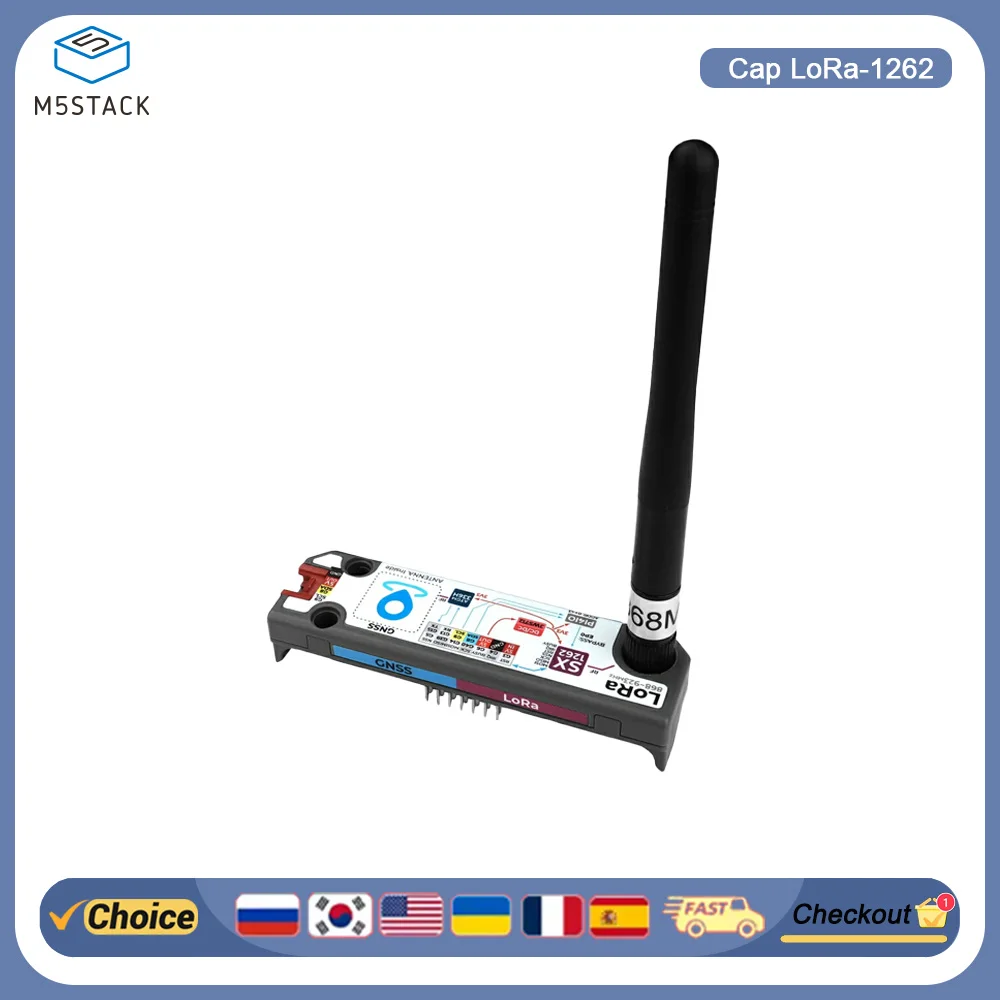 M5Stack Cap Lora-12…