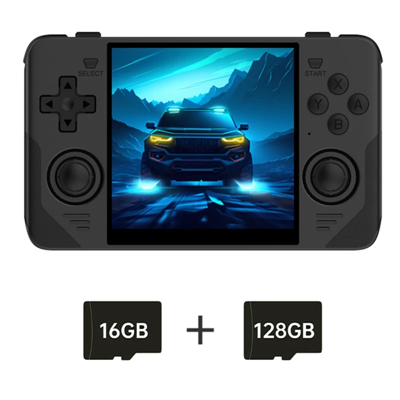 Smart-RGB30 Retro-Spielekonsole 16G + 128G 4,0 Zoll 720X720 Quad-Core-CPU 5Ghz Wifi + Bluetooth 4100Mah Handheld-Game-Controller